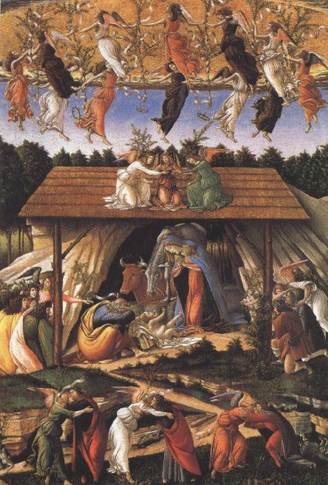 Sandro Botticelli Details of Mystic Nativity (mk36) oil painting image